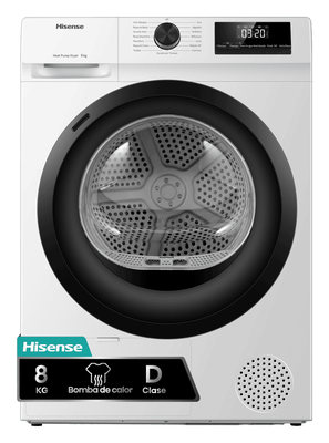 Secadora Hisense DHQE800BW2
